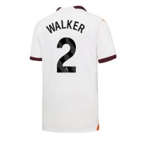 Fotbalové Dres Manchester City Kyle Walker #2 Venkovní 2023-24 Krátký Rukáv